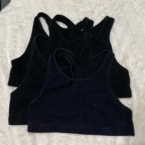 Black Sportsbra/Training Bra Bundle (4 for $15)